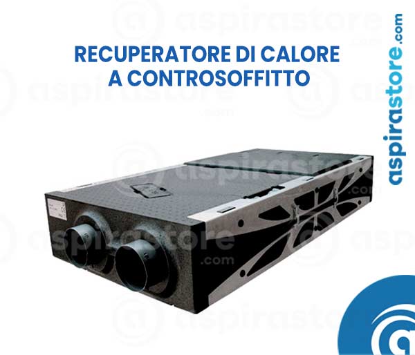 Recuperatore di calore da conrtosoffitto