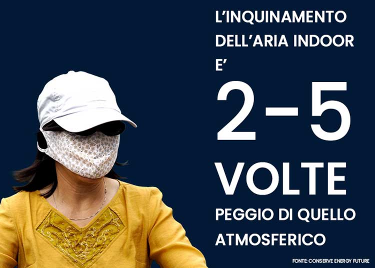 L'aria indoor in casa è fino a 5 volte più inquinata di quella atmosferica