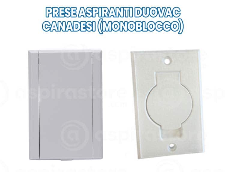 Presa aspirante canadese Duovac monoblocco