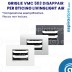 Composizione griglie vmc 503 Disappair per Bticino Livinglight AIR bianco