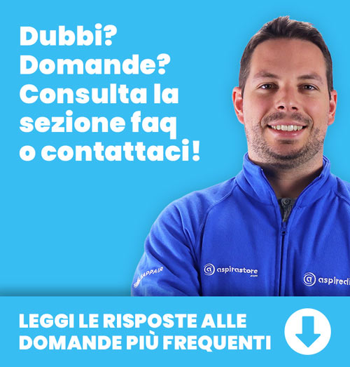 Il team di Aspiredil a disposizione per aiutarti a compiere il giusto acquisto su Aspirastore.com