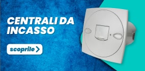 Aspirapolvere da incasso per impianto centralizzato