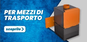 Centrale aspirante compatta per mezzi di trasporto, camper, caravan, camion, barca, imbarcazione