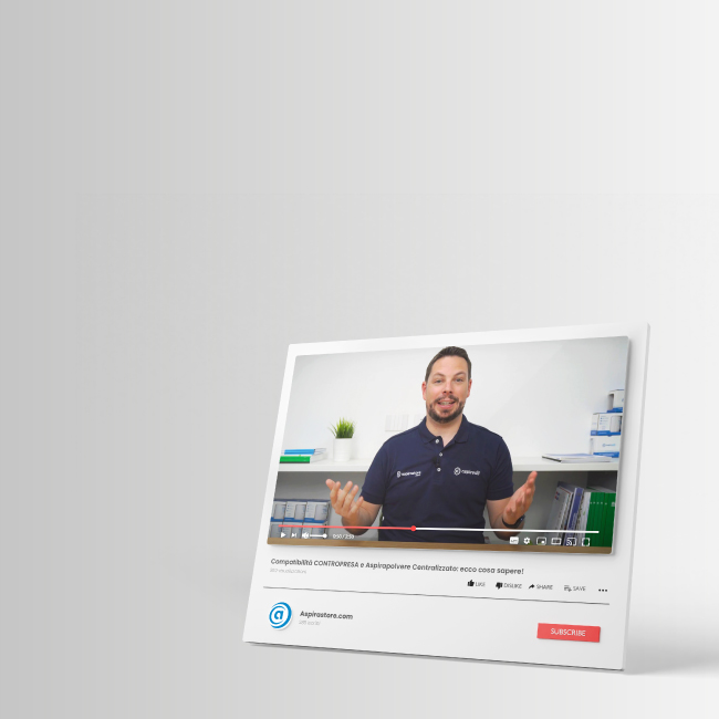 Tanti video sul canale YouTube di Aspirastore.com sugli impianti della casa salubre