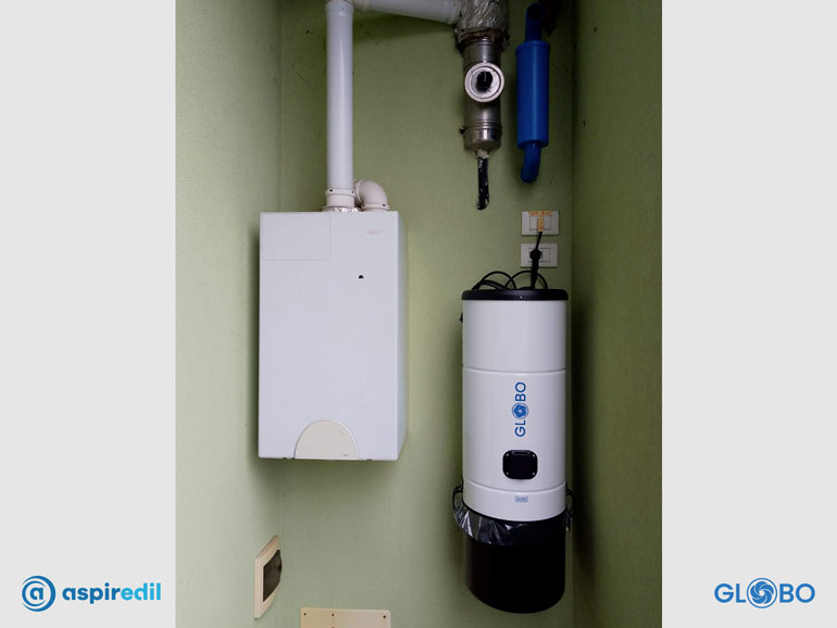Centrale aspirante Aspiredil Globo 90 Revers