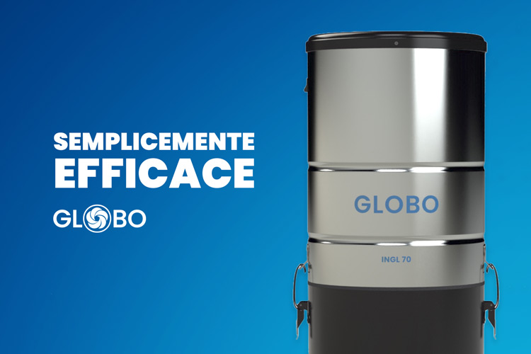 Globo aspirapolvere centralizzato professionale semplice senza sofisticazioni