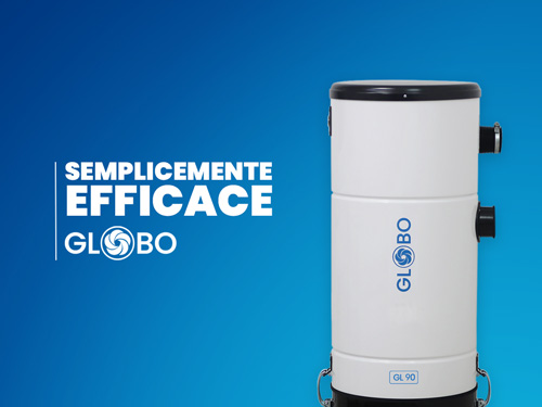 Globo aspirapolvere centralizzato professionale semplice senza sofisticazioni Globo aspirapolvere centralizzato professionale semplice senza sofisticazioni