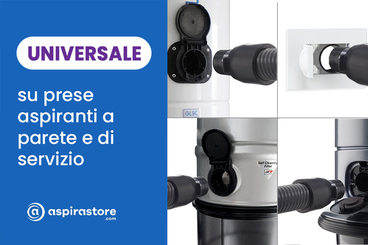 Tubo flessibile Beam 2G funziona su tutte le prese aspiranti Contact Tubo flessibile Beam 2G funziona su tutte le prese aspiranti Contact