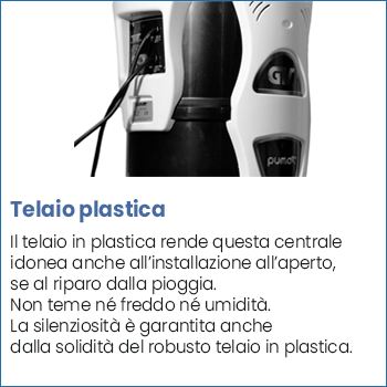 Telaio in plastica centrale aspirante Master
