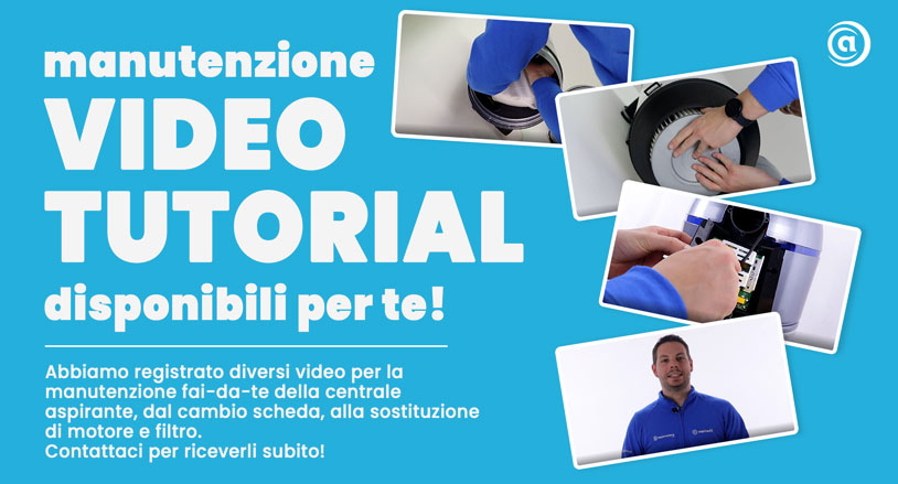 Video tutorial riparazione componenti aspirapolvere centralizzati Beam