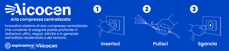 Aicocen impianto aria compressa centralizzata