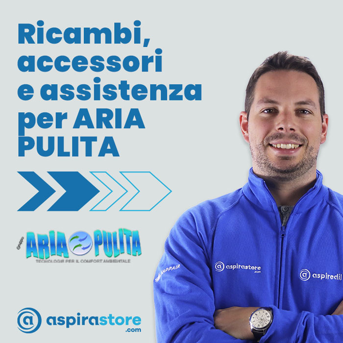 Su Aspirastore.com trovi asistenza e ricambi per aspirapolvere centralizzato gruppo Aria Pulita