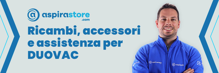 Assistenza, vendita online ricambi e accessori Duovac aspirapolvere centralizzato su Aspirastore.com