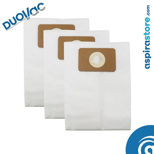 Confezione sacchetti filtranti usa e getta per aspirapolvere centralizzato Duovac modello 201 per centrali Distinction, Symphonia, Air e altri