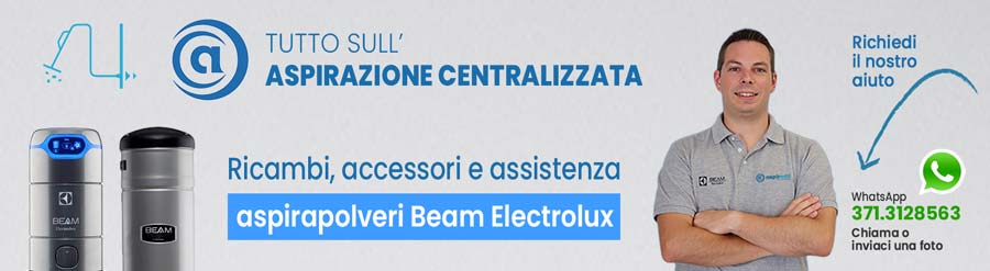 Copertina pagina Brand Beam Electrolux Aspirastore