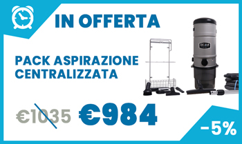 Pacchetto aspirapolvere centralizzato e accessori BEAM offerta