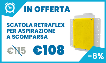 Scatola Retraflex per aspirazione tubo a scomparsa offerta