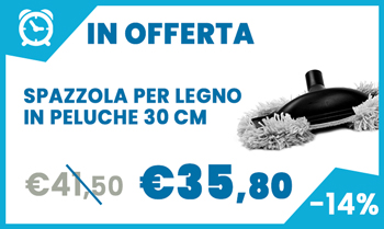 Spazzola per legno in peluche cm 30 Ø32 in offerta