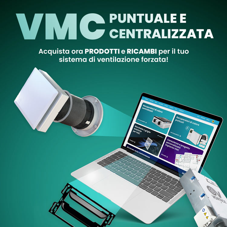 Prodotti per sistema ventilazione meccanica controllata su Aspirastore.com