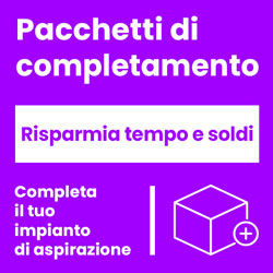 Pacchetti Completamento Impianto Aspirapolvere Centralizzato