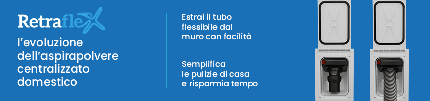 Retraflex aspirapolvere centralizzato con tubo a scomparsa - Aspirastore.com