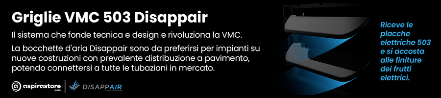 Brochure di presentazione sistema bocchette e griglie vmc Disappair