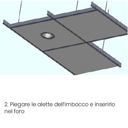 Installazione bocchetta vmc VENT rettangolare a controsoffitto parte 2