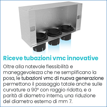 Scatola vmc 1509 riceve tubi vmc tondi flessibili di nuova generazione